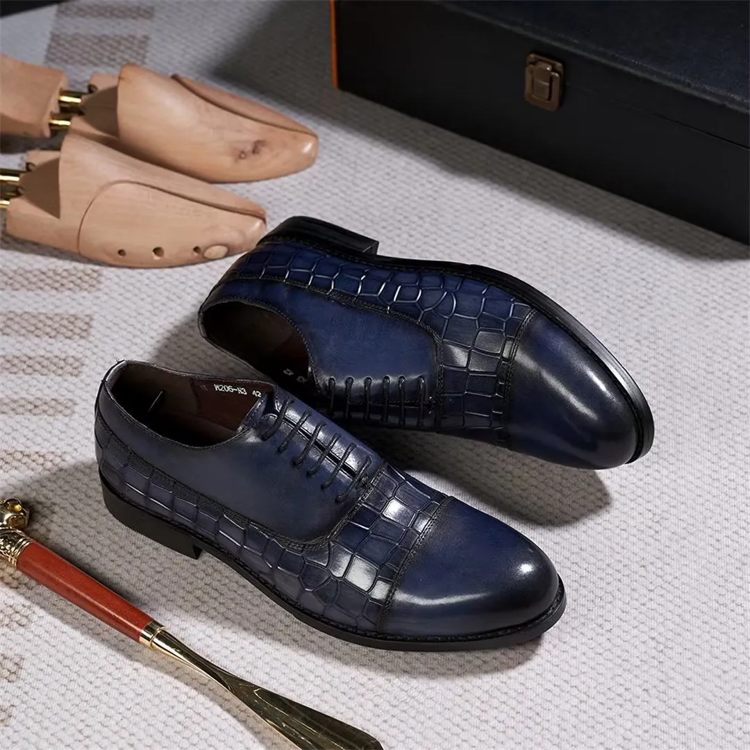 Panache Filled Executive Leather Shoes