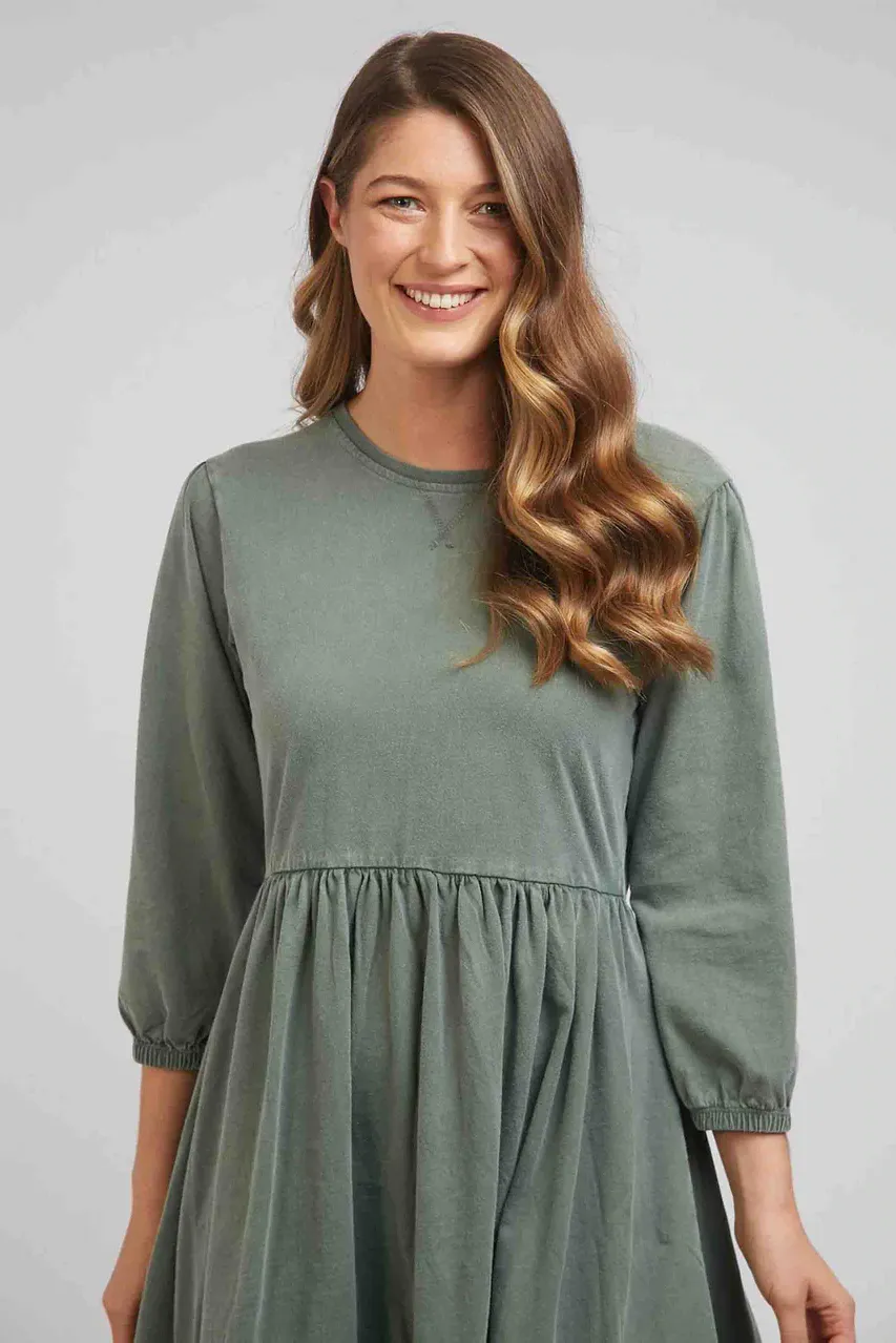 Poppy Dress in Khaki