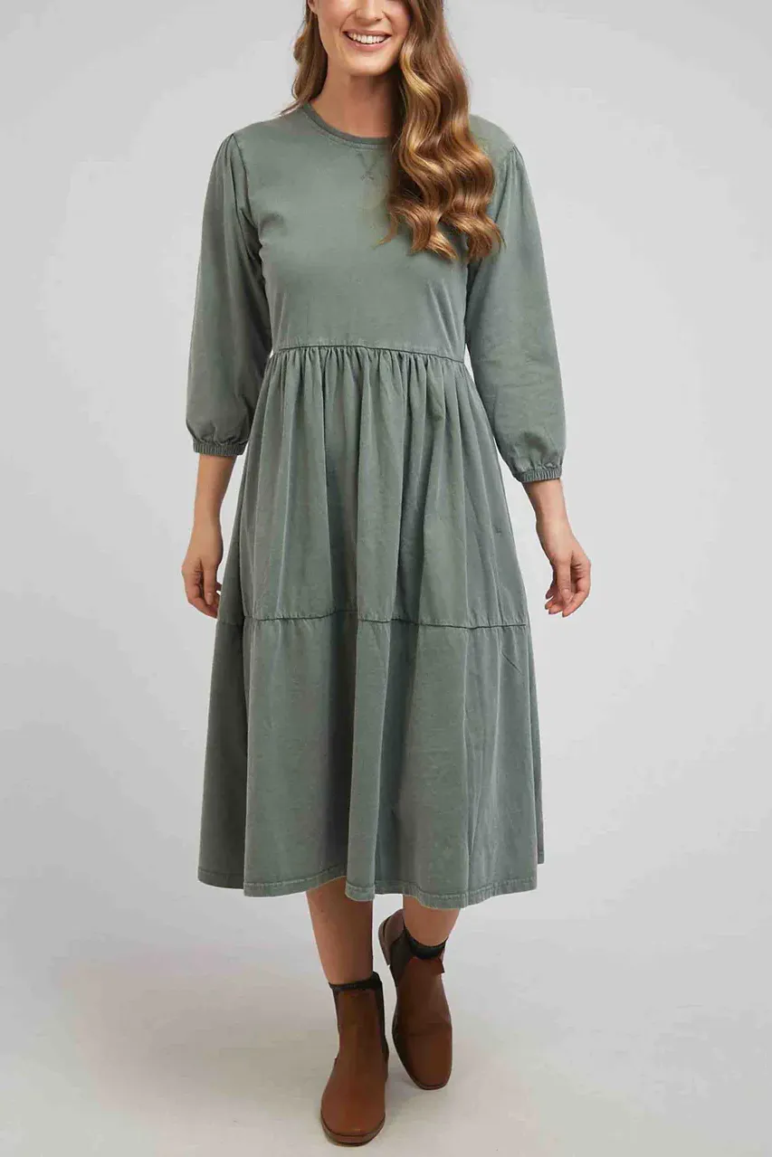 Poppy Dress in Khaki