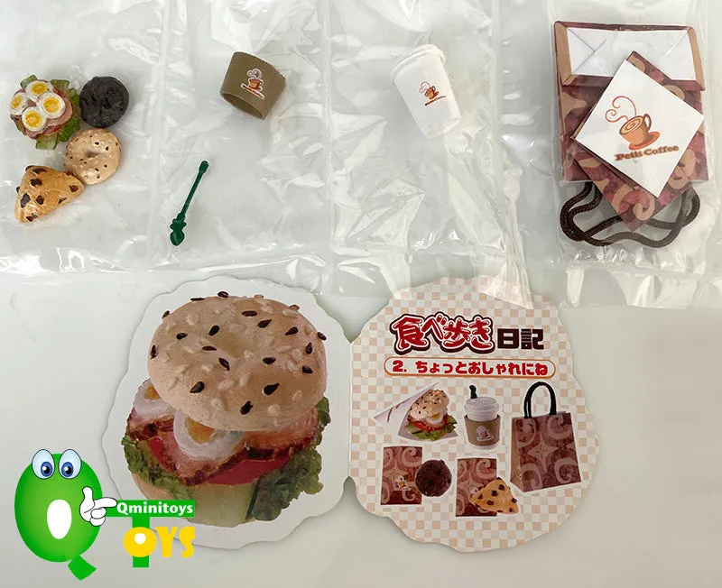 Rare 2006 Re-Ment Street Food, Eat While Walking Full Set of 10 pcs (JP Ver)