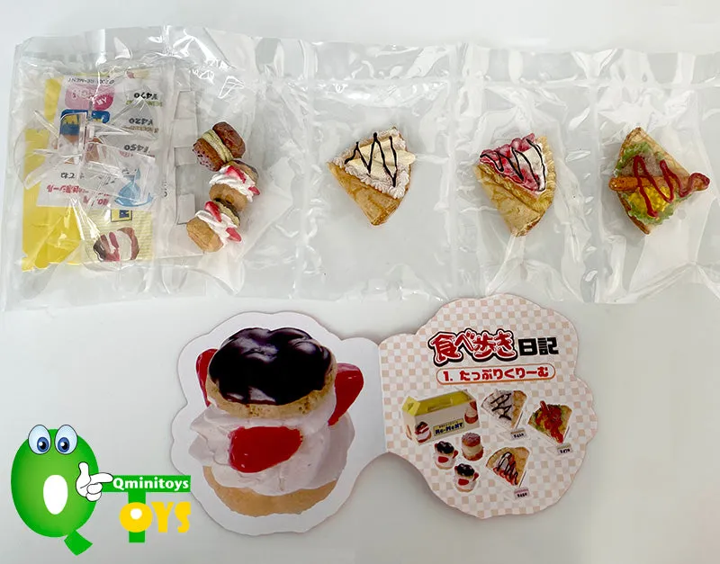 Rare 2006 Re-Ment Street Food, Eat While Walking Full Set of 10 pcs (JP Ver)