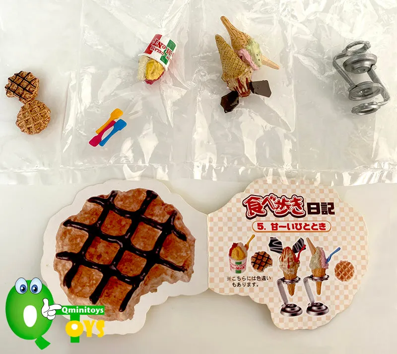 Rare 2006 Re-Ment Street Food, Eat While Walking Full Set of 10 pcs (JP Ver)