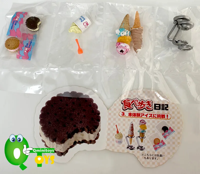 Rare 2006 Re-Ment Street Food, Eat While Walking Full Set of 10 pcs (JP Ver)