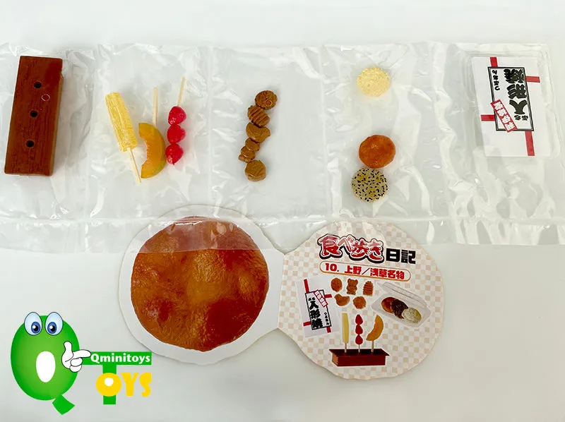 Rare 2006 Re-Ment Street Food, Eat While Walking Full Set of 10 pcs (JP Ver)