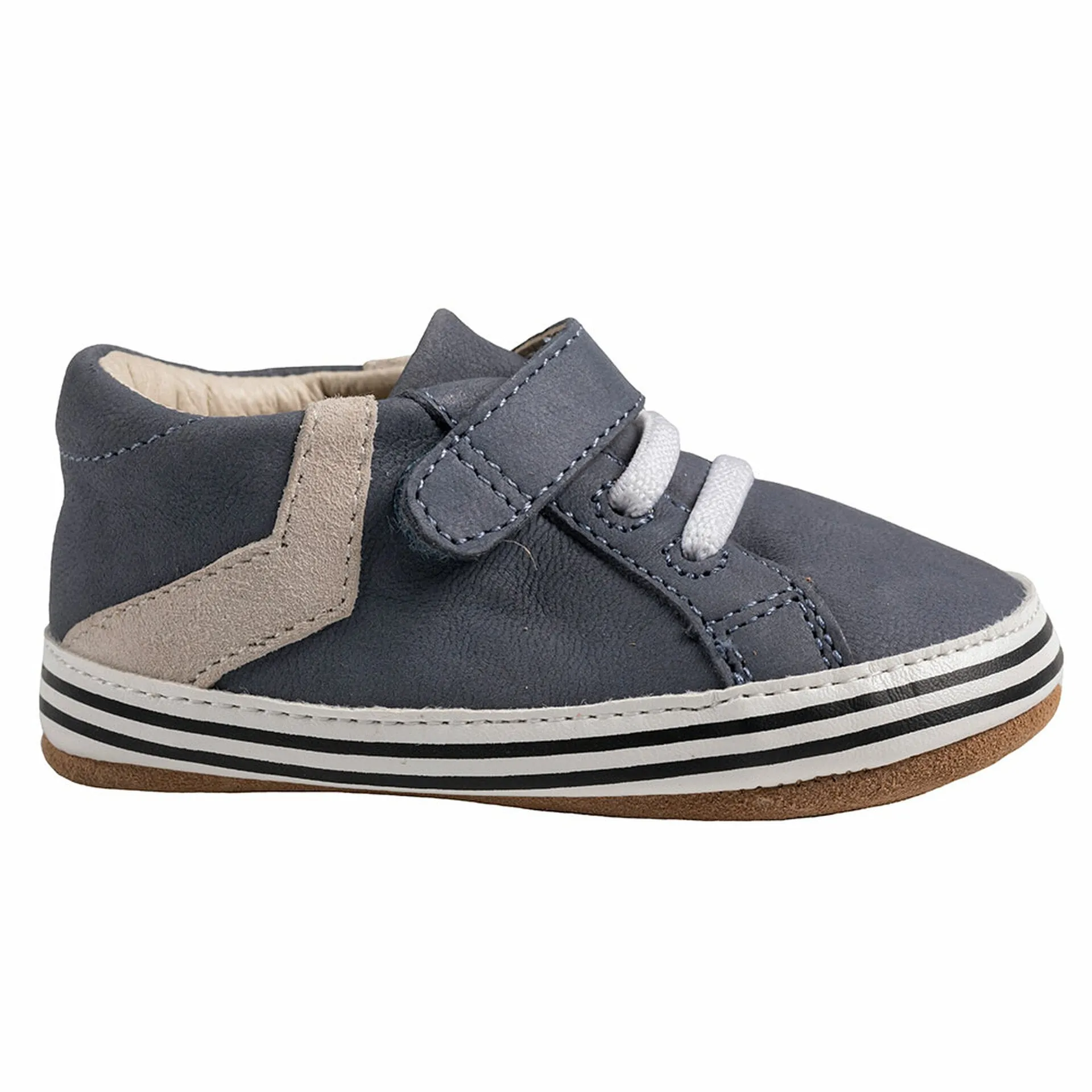 Robeez Grey Adam First Kicks Baby Shoe