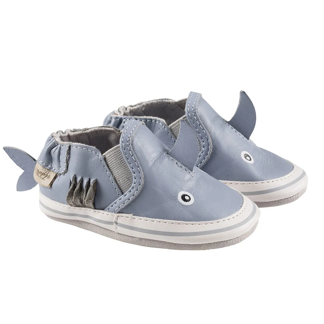 Robeez Sebastian Shark Blue soft soles