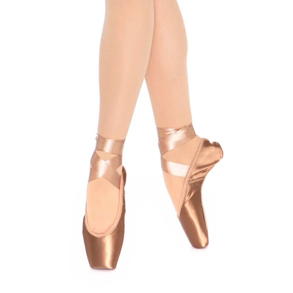 RP Rubin U-Cut Drawstring Pointe Shoe Cashew FS