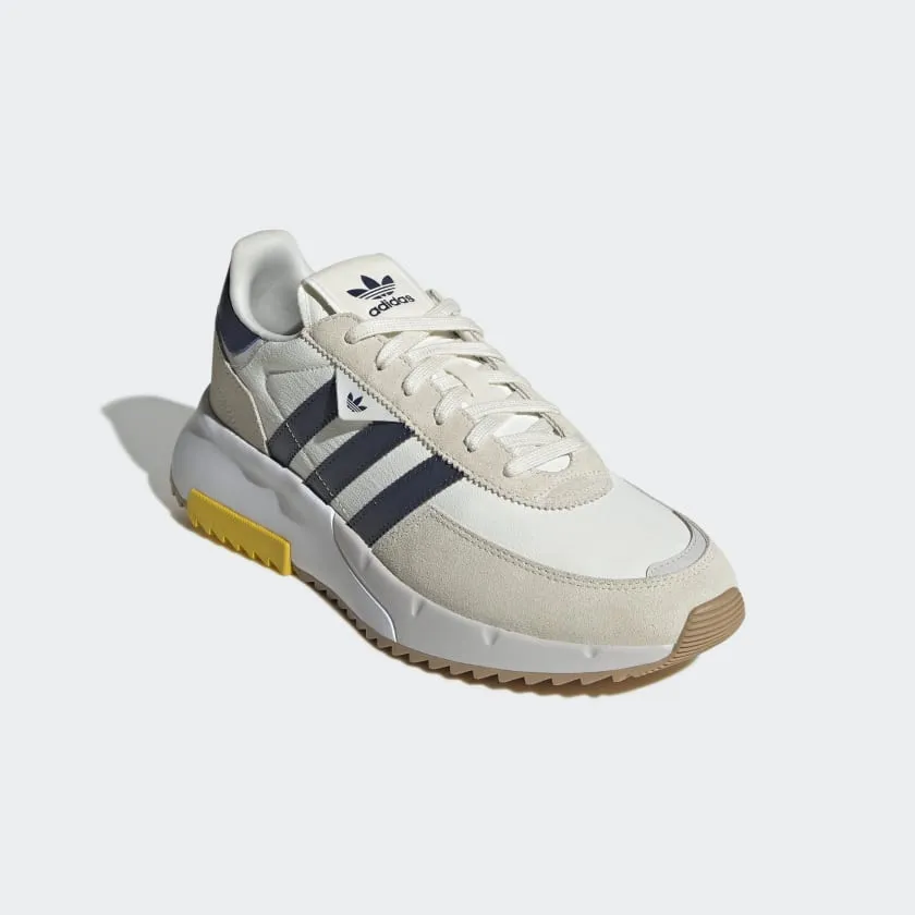 Scarpe Uomo ADIDAS Sneakers linea Retropy F2 colore Bianco Navy e Giallo