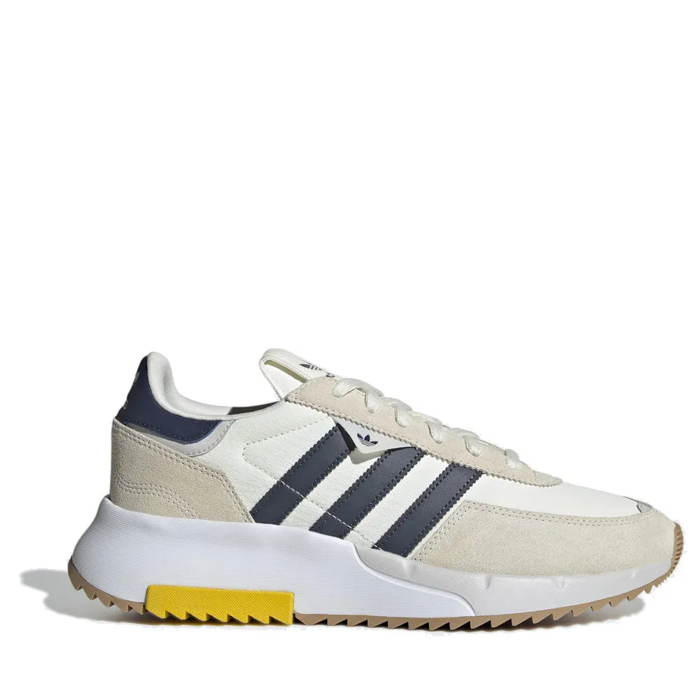 Scarpe Uomo ADIDAS Sneakers linea Retropy F2 colore Bianco Navy e Giallo