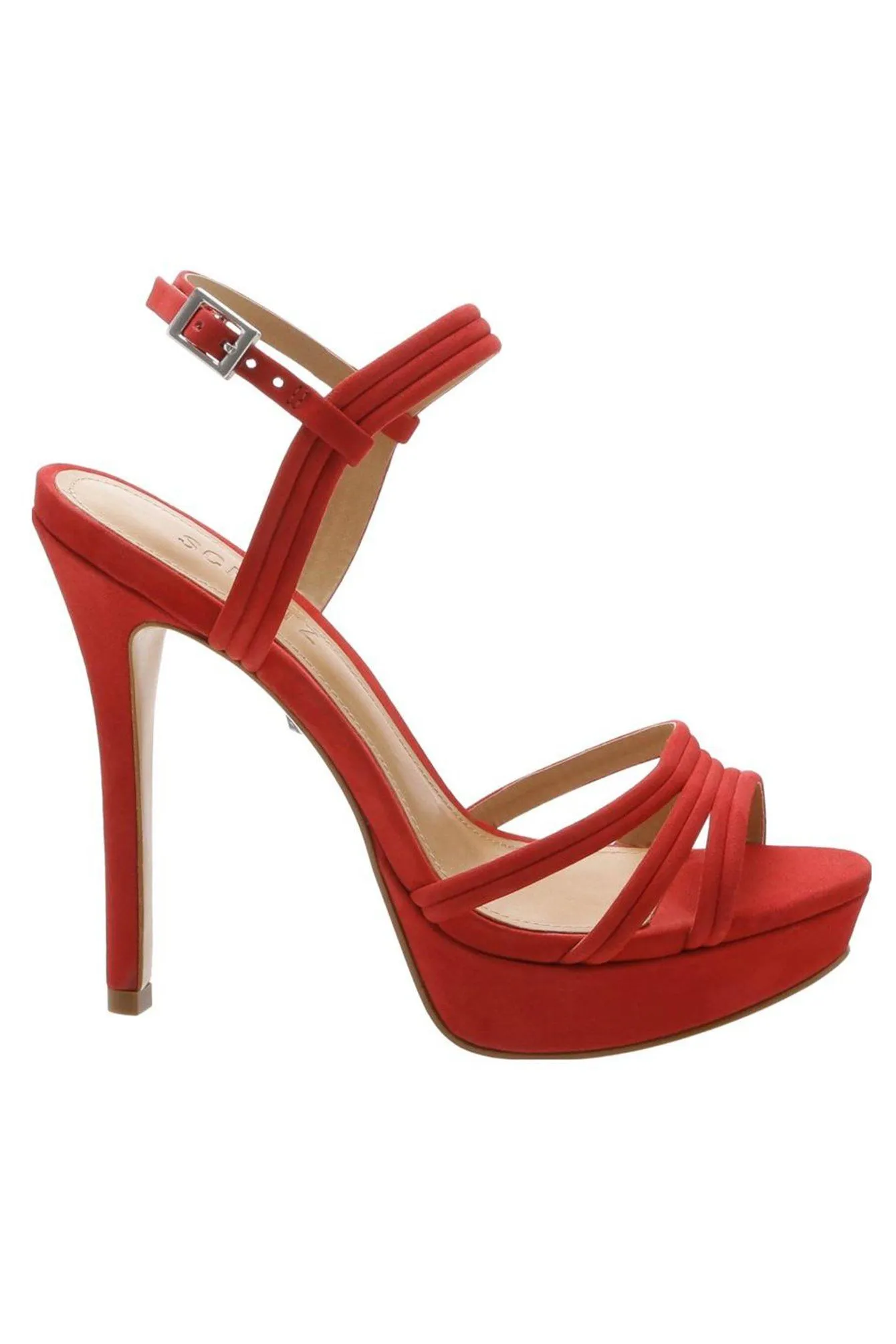 SCHUTZ | Bogga Platform Heel - Club Red