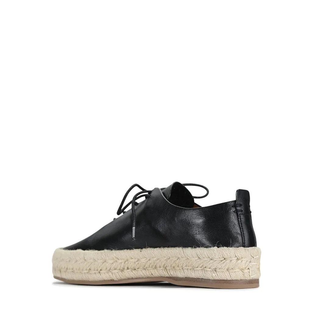 SEASPRAY ESPADRILLE SNEAKERS LEATHER