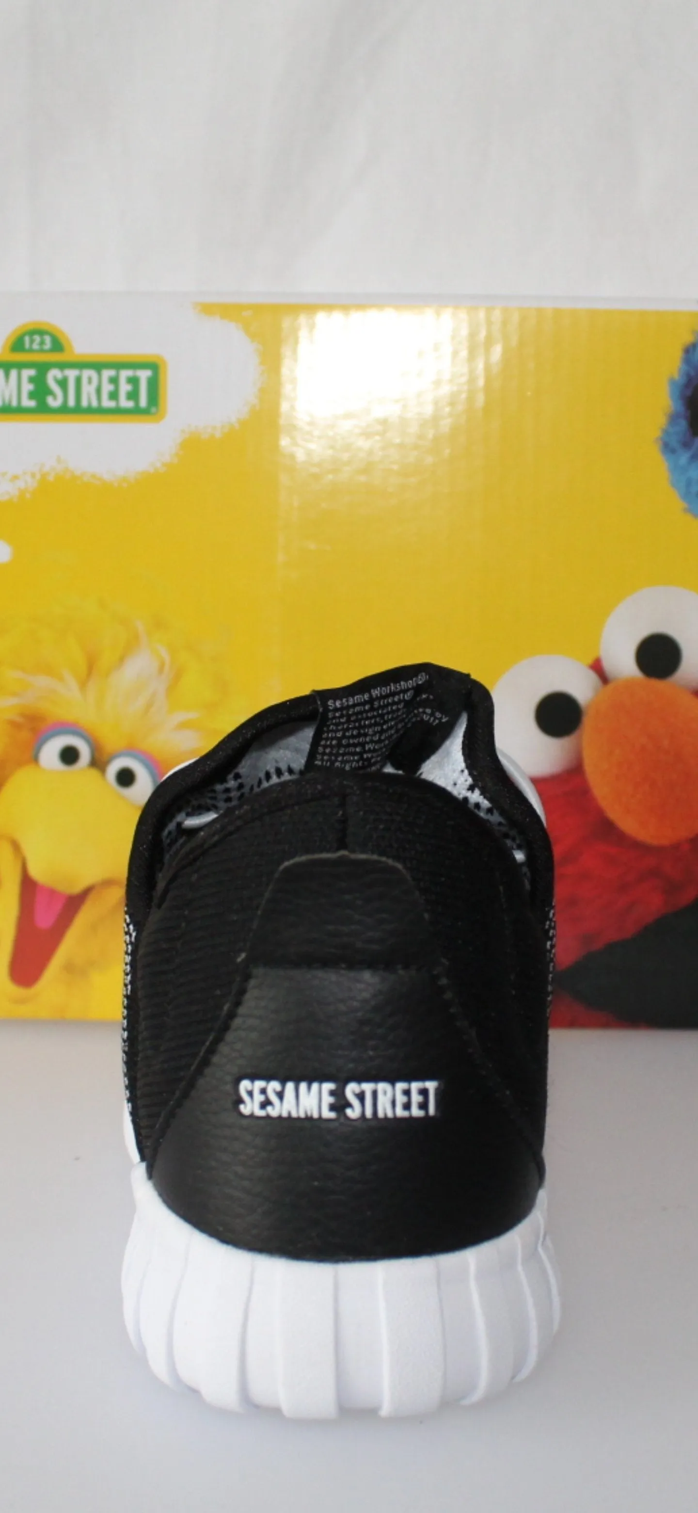 Sesame Street Elmo Black Boys Sneakers