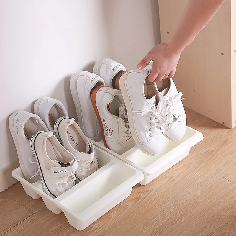 Simple Vertical Shoe Storage