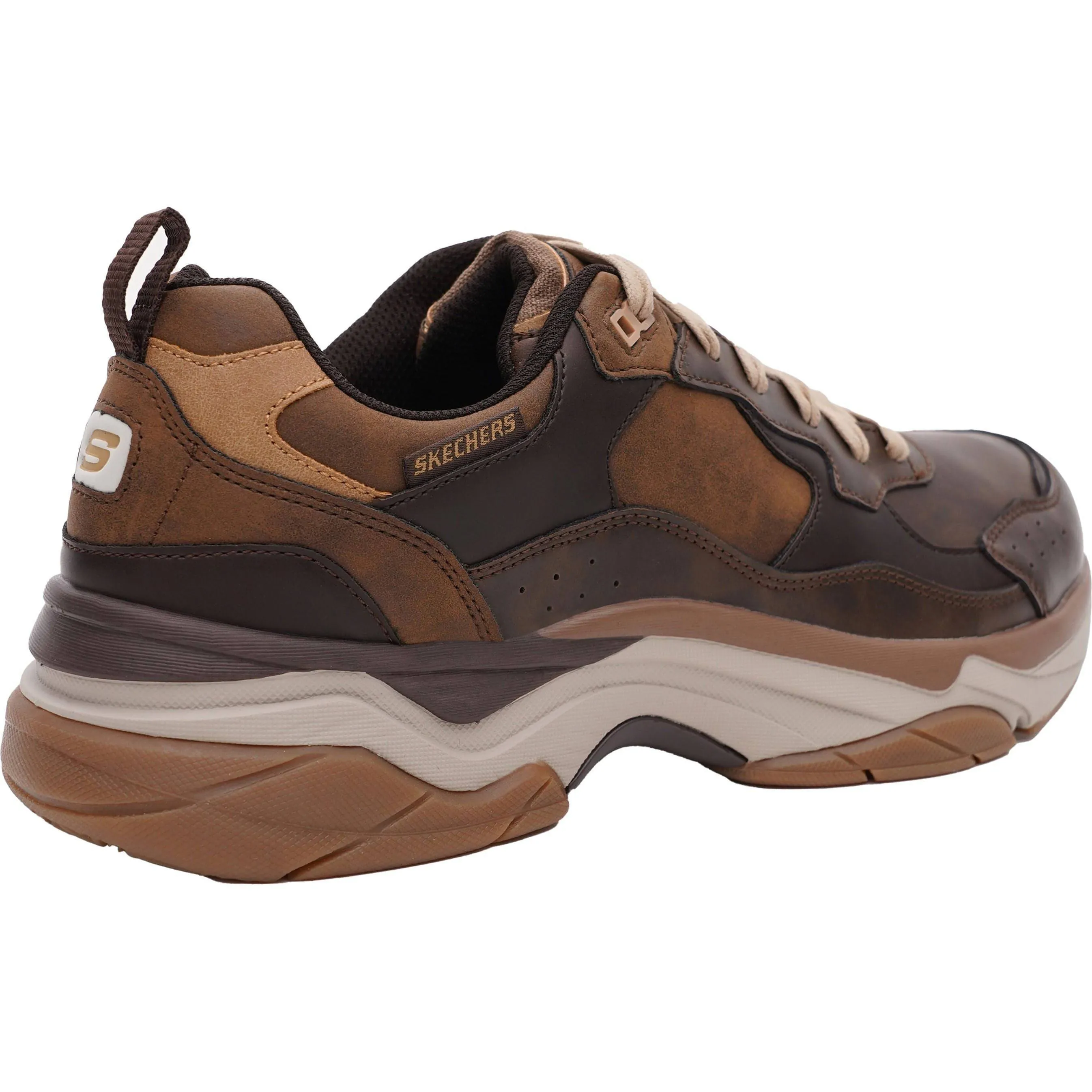 Skechers Staxed Brandin Mens Walking Shoes - Brown