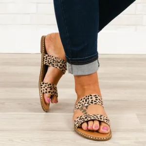 Summer Sippin' Sandals, Cheetah