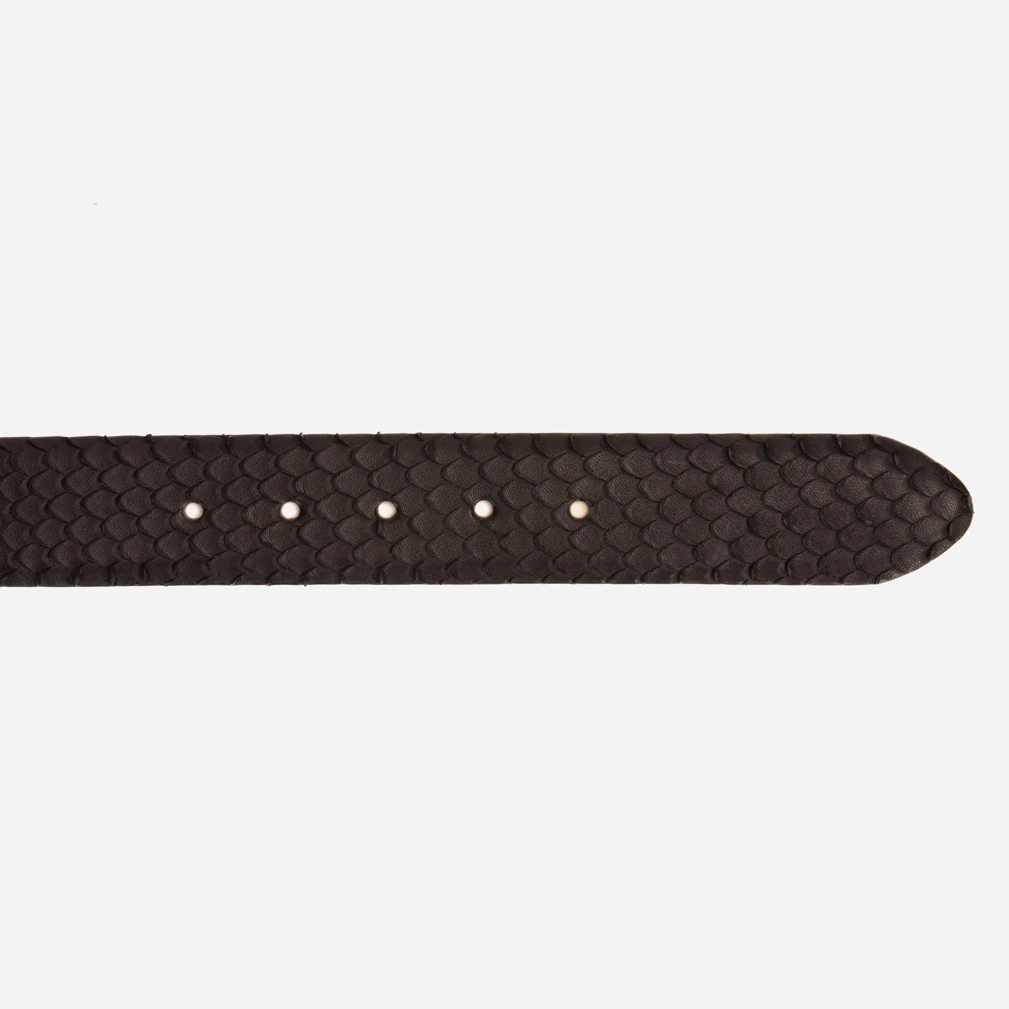 The Caesars Black Leather Belt