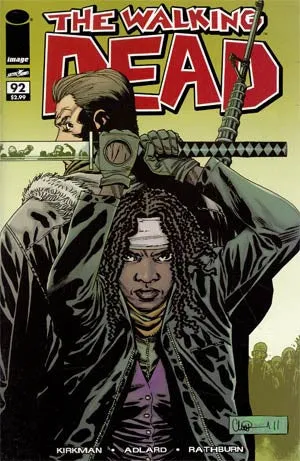 The Walking Dead  # 92 1st Ptg *  VF-NM * 1st Appearance Of *  Paul Jesus Monroe *