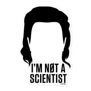 The Walking Dead I'm Not A Scientist Die Cut Sticker