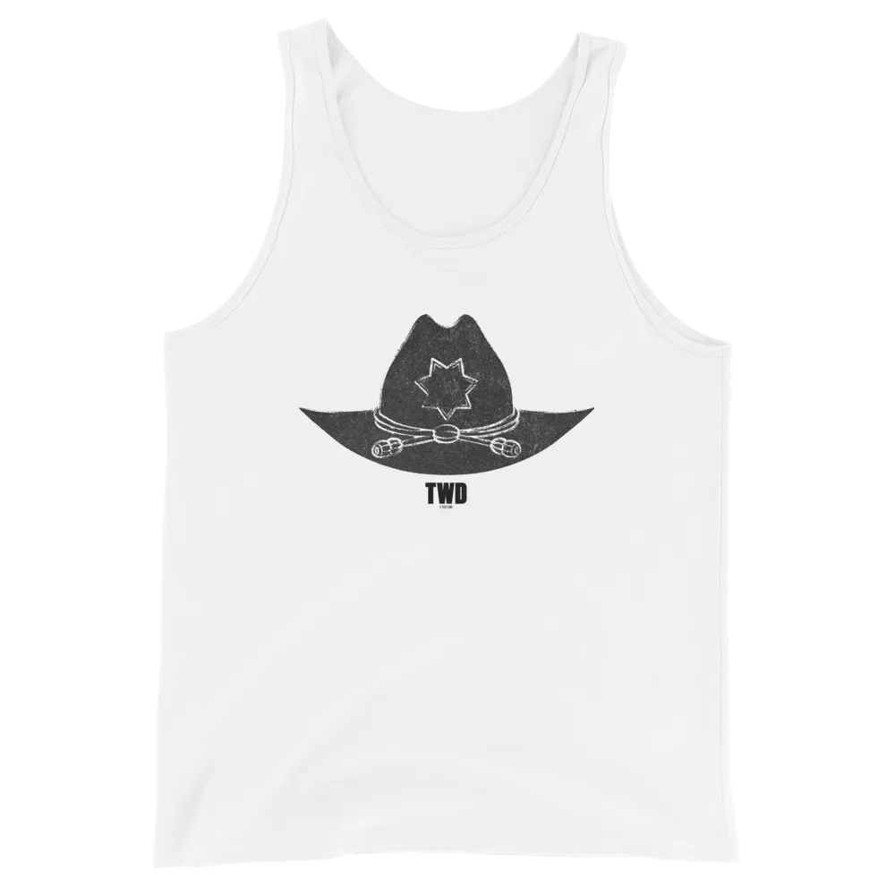 The Walking Dead Sheriff's Hat Unisex Tank Top