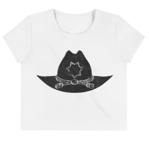 The Walking Dead Sheriff's Hat Women's Cropped Tee