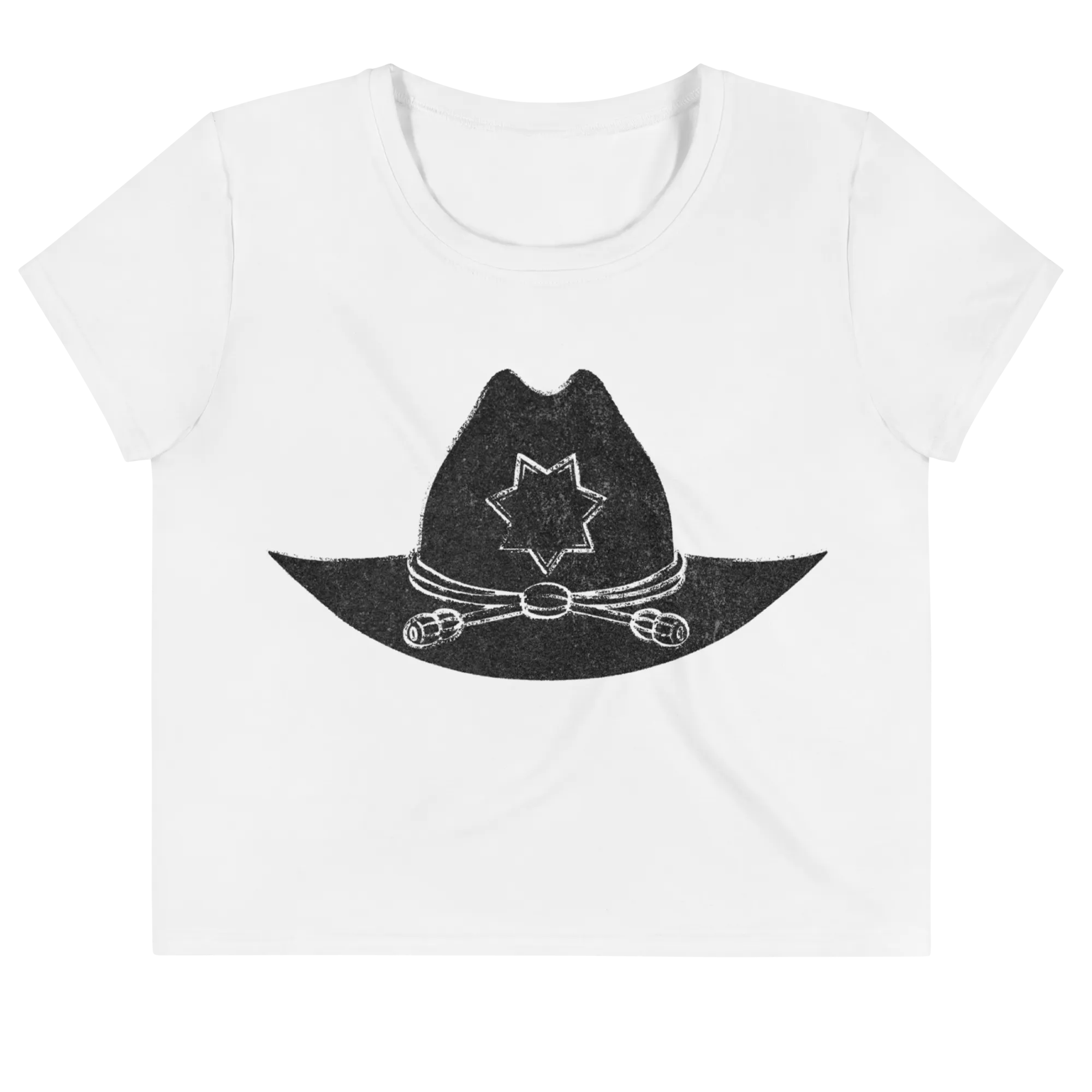 The Walking Dead Sheriff's Hat Women's Cropped Tee