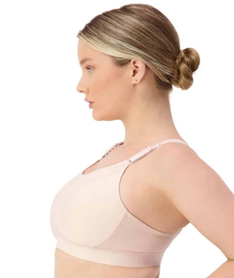 Triumph Triaction Ultra Wire-free Sports Bra - Fig Pink