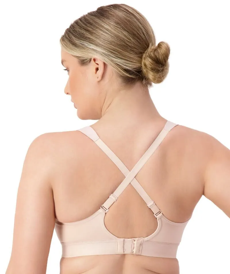 Triumph Triaction Ultra Wire-free Sports Bra - Fig Pink