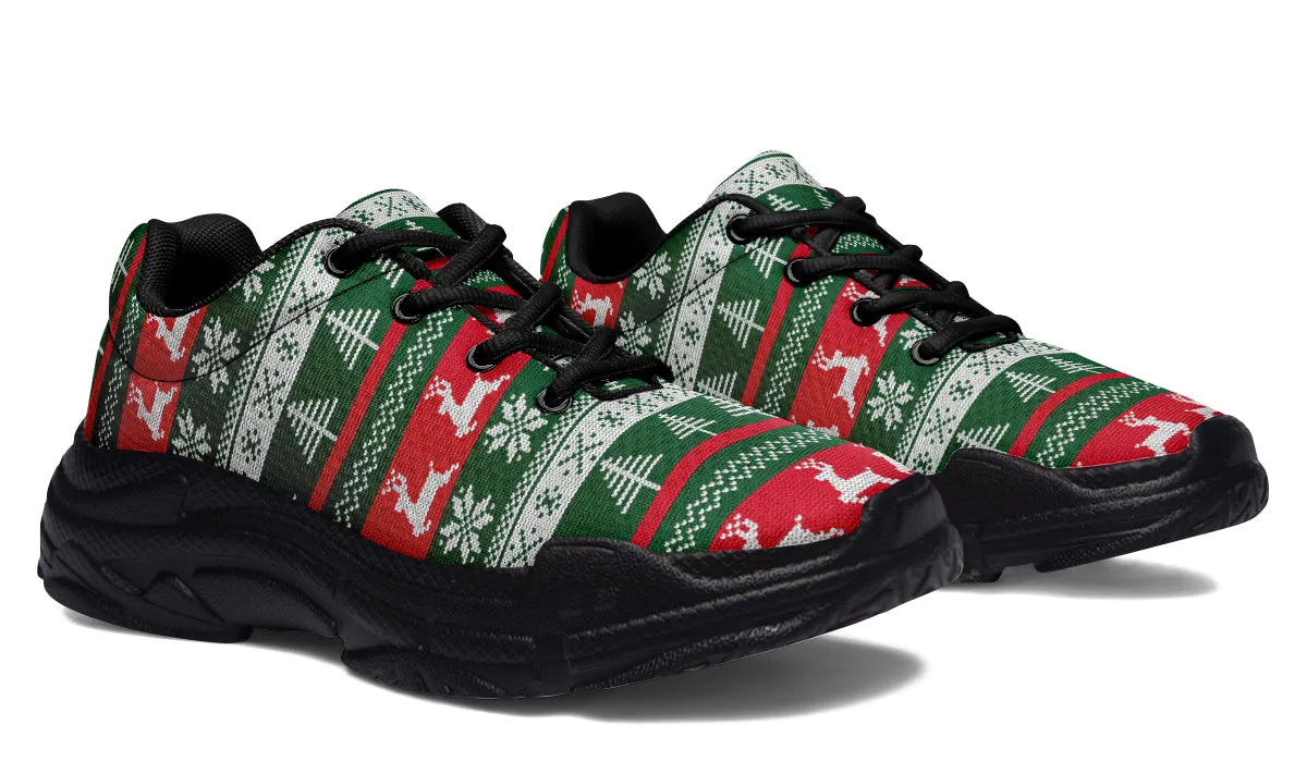 Ugly Christmas Chunky Sneakers