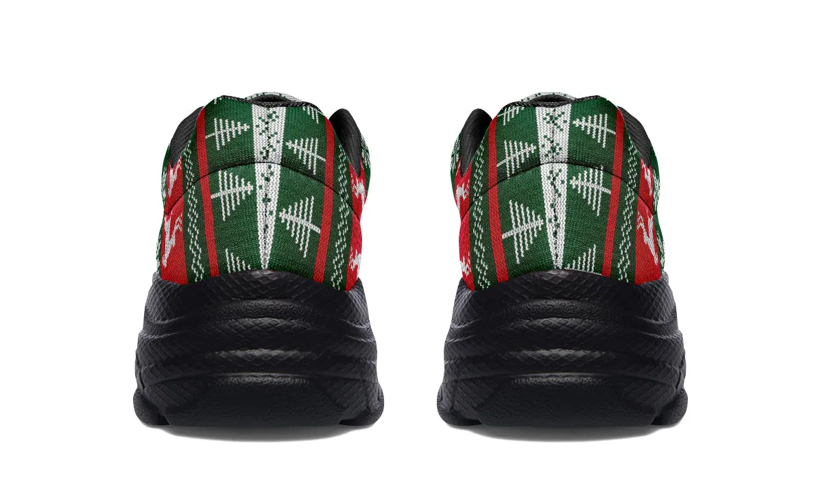 Ugly Christmas Chunky Sneakers