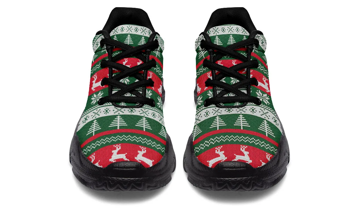 Ugly Christmas Chunky Sneakers