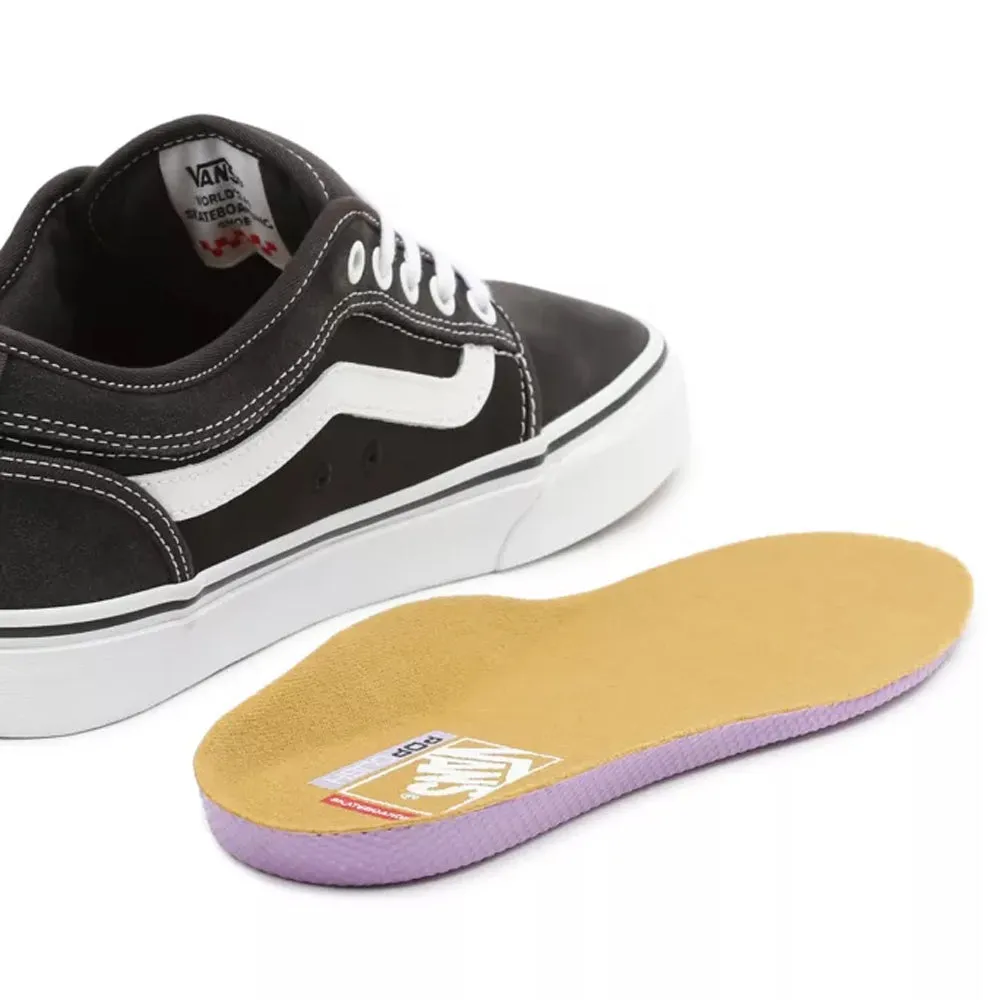 Vans Chukka Low Sidestripe Shoes  - Twill Raven/Black