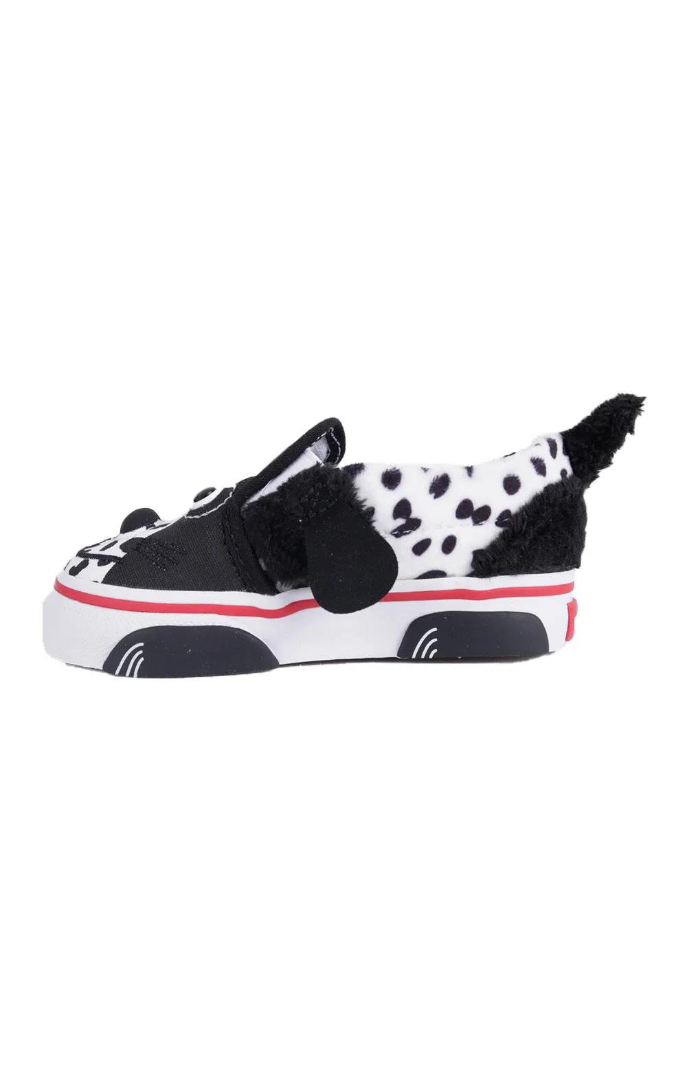 Vans Kids Dalmation Black Dog Slip-On V Shoes