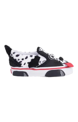 Vans Kids Dalmation Black Dog Slip-On V Shoes