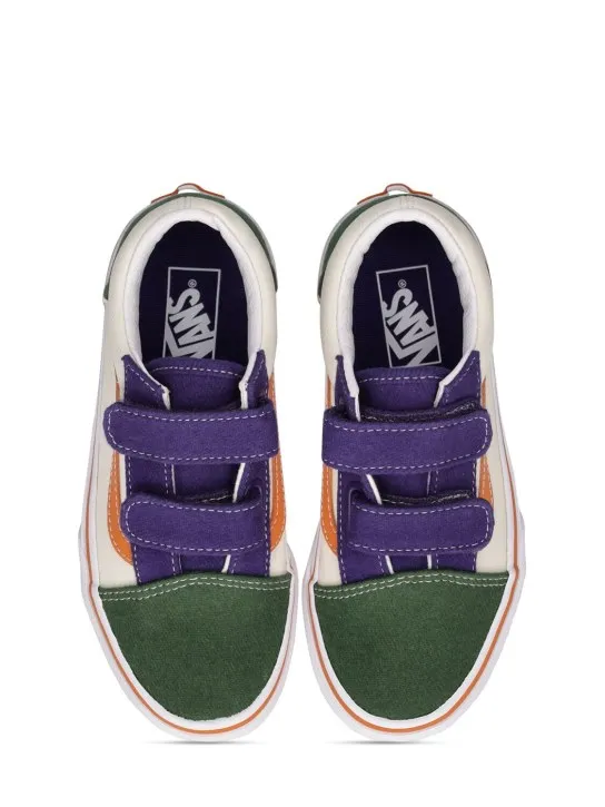 Vans   Old Skool V tech strap sneakers 