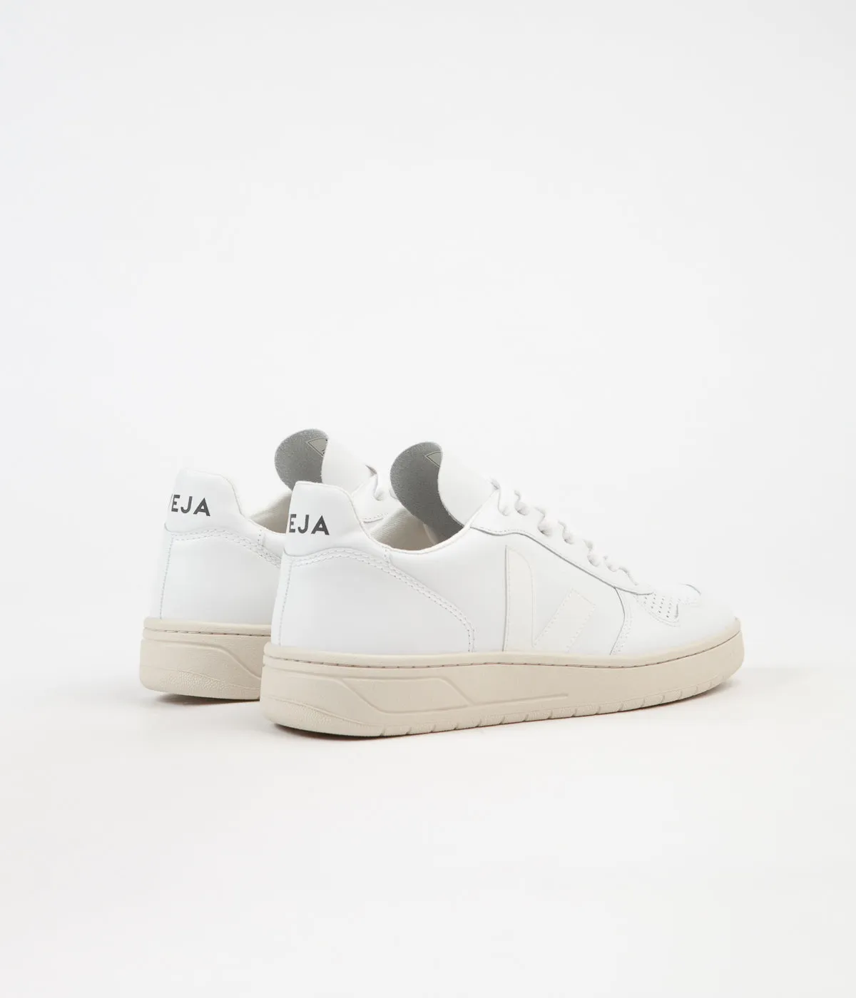 Veja V-10 Leather Shoes - Extra White