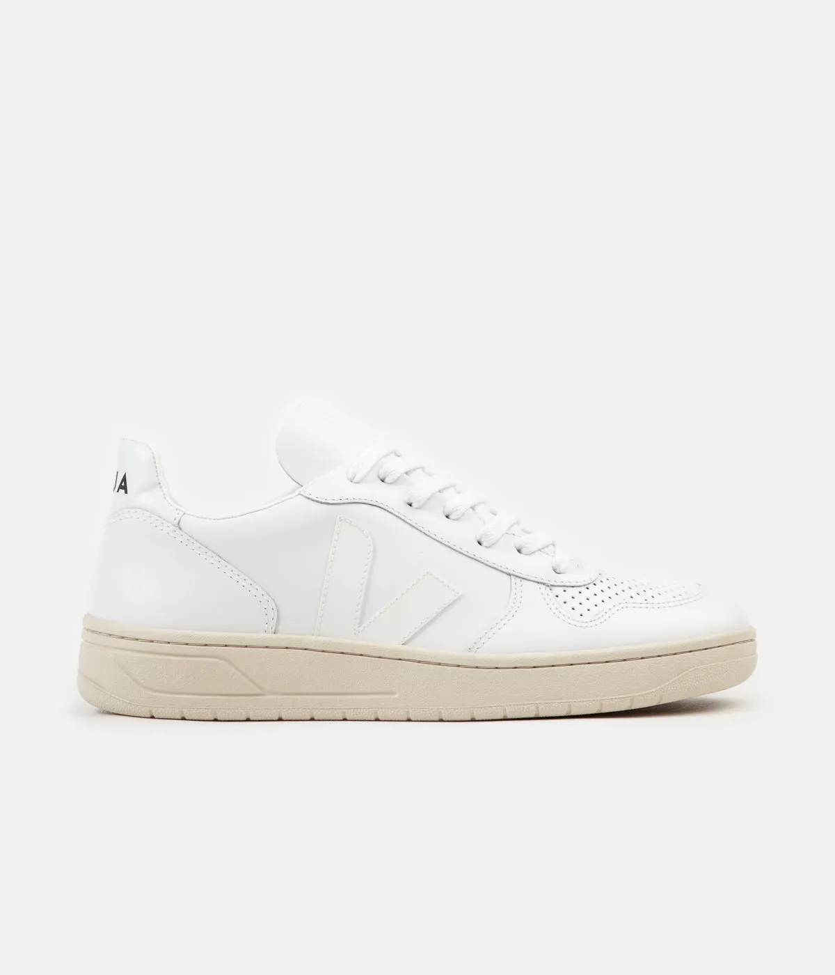 Veja V-10 Leather Shoes - Extra White