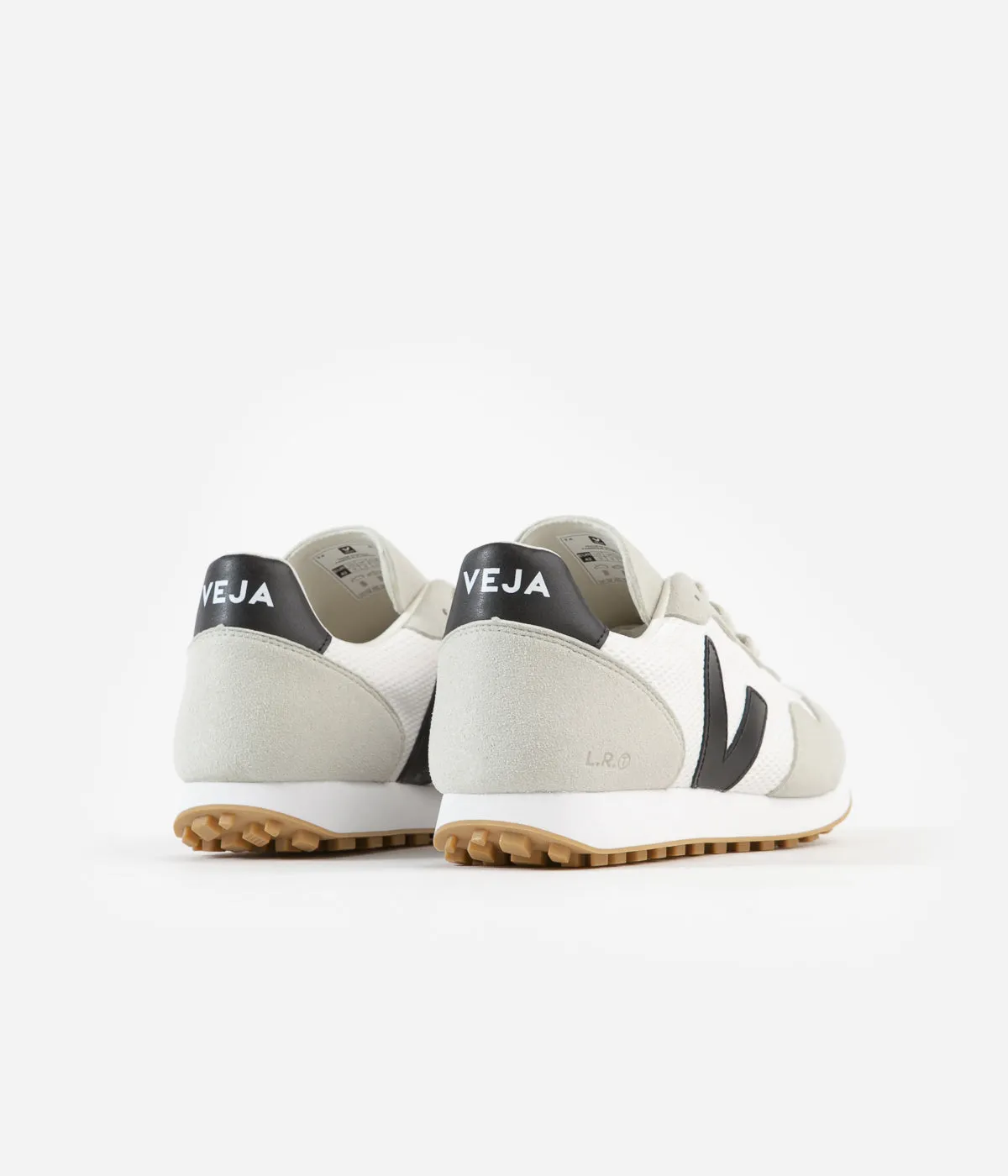 Veja Womens SDU Rec Alveomesh Shoes - White / Black - Natural