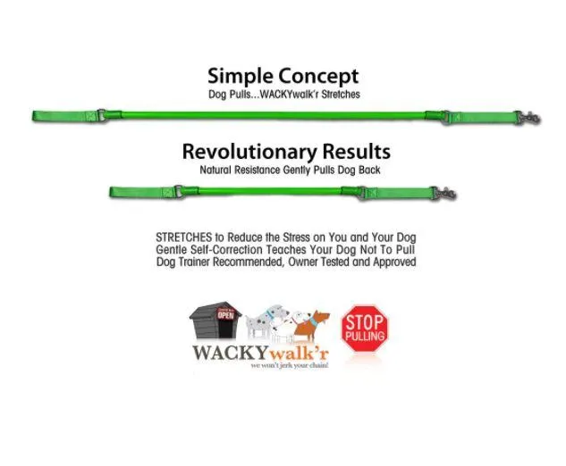 Wacky Walkr Urban Walkr Stretch Leash, Reduces Pulling