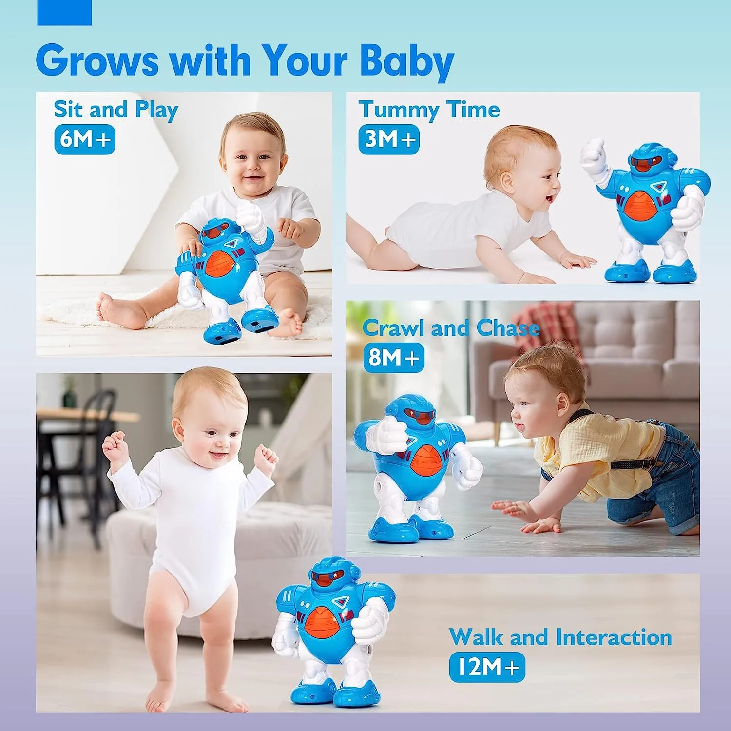 Walking Activity Robot Junior Baby Toy