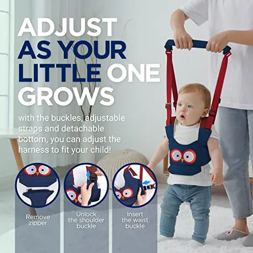 Watolt Baby Walking Harness - Handheld Kids Walker Helper - Toddler Infant Walker Harness Assistant Belt - Help Baby Walk - Child Learning Walk Support Assist Trainer Tool - for 7-24 Month Old