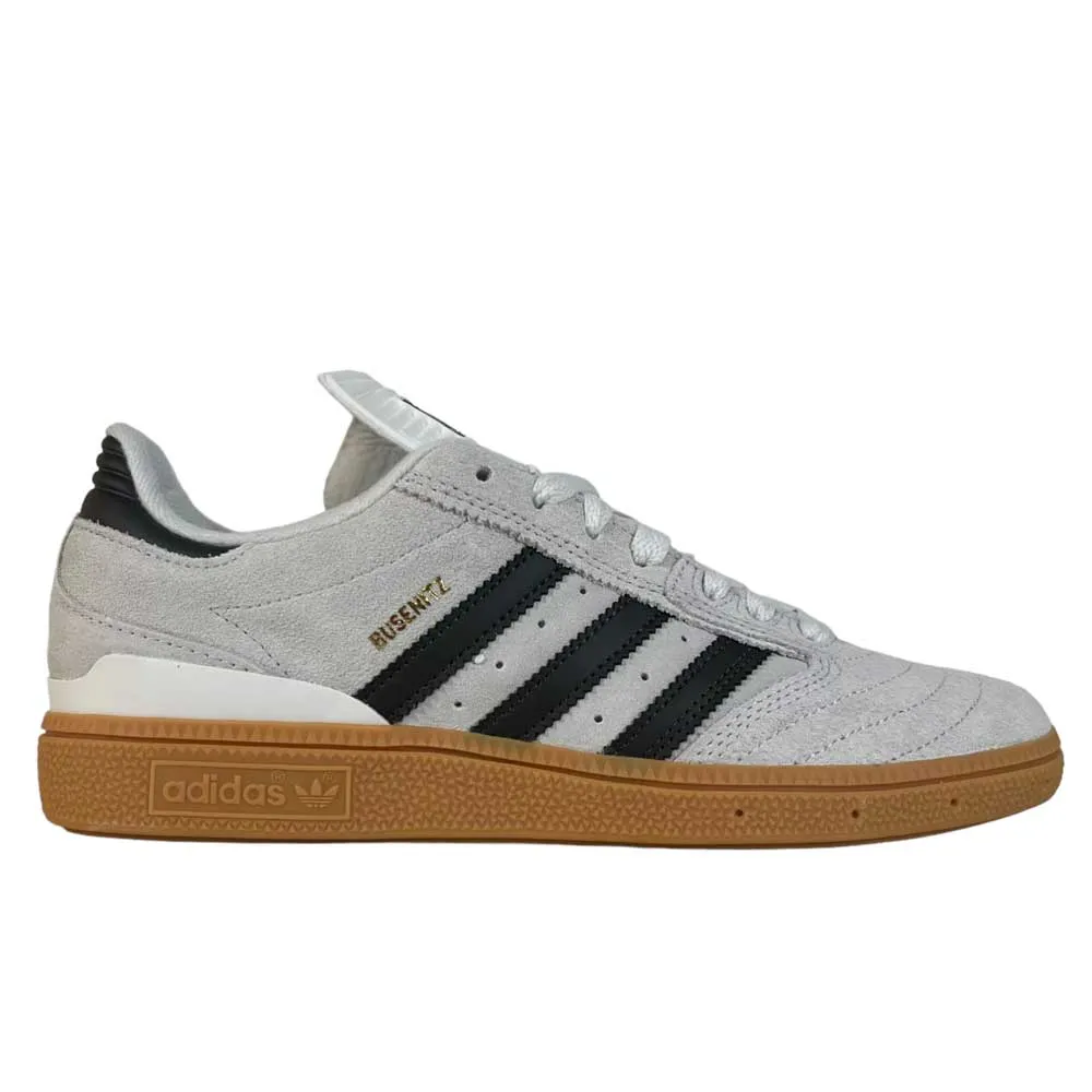 White Grey Shaoli Gum Busenitz Adidas Skateboarding Suede Shoes