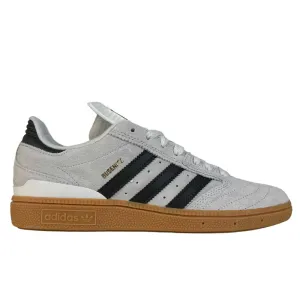 White Grey Shaoli Gum Busenitz Adidas Skateboarding Suede Shoes