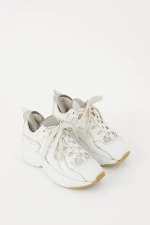 White Leather Rockaway Sneaker