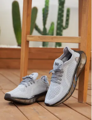 Women Grey Low Top Chunky Sneakers