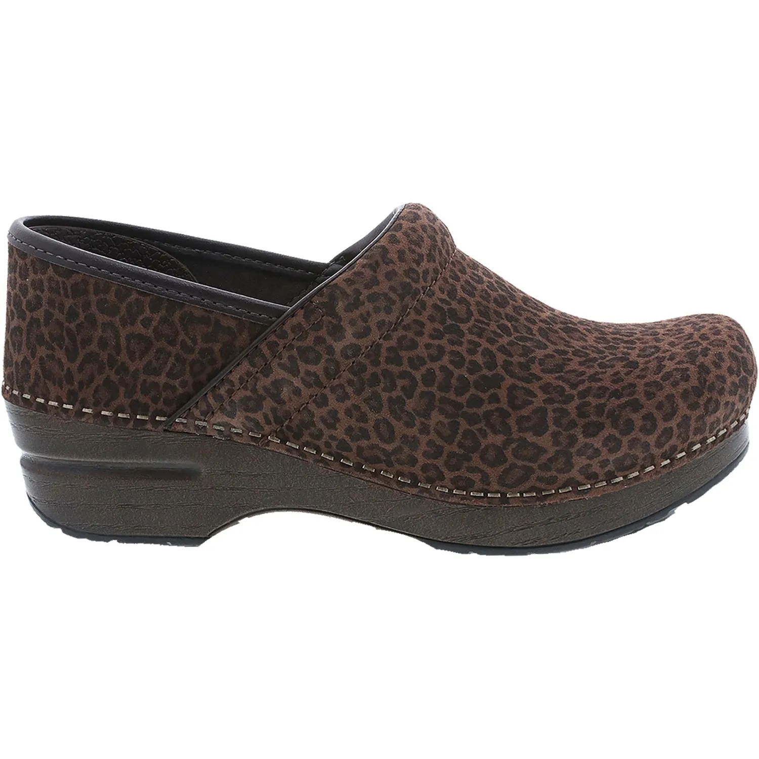 Women's Dansko Professional Mini Leopard Suede