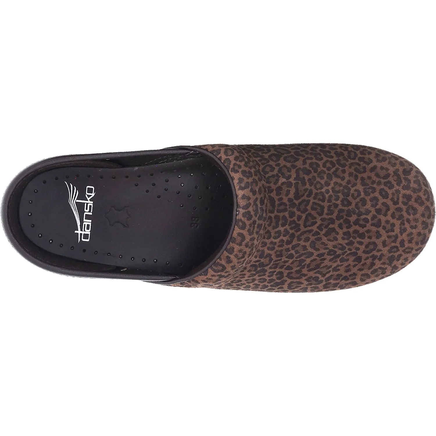 Women's Dansko Professional Mini Leopard Suede