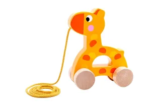 Wooden Pull Along Giraffe